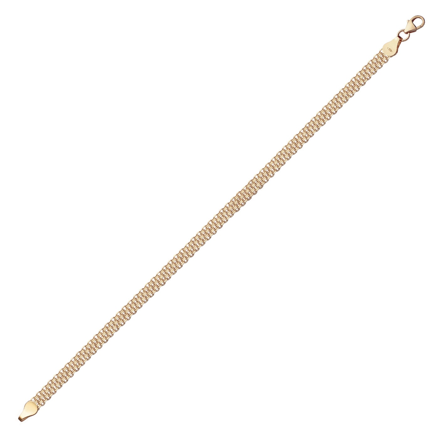 Armband 18k tät X-länk 3 rad