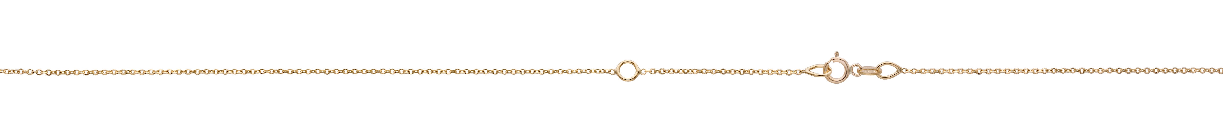 Kedja rundankar 18K guld 45cm