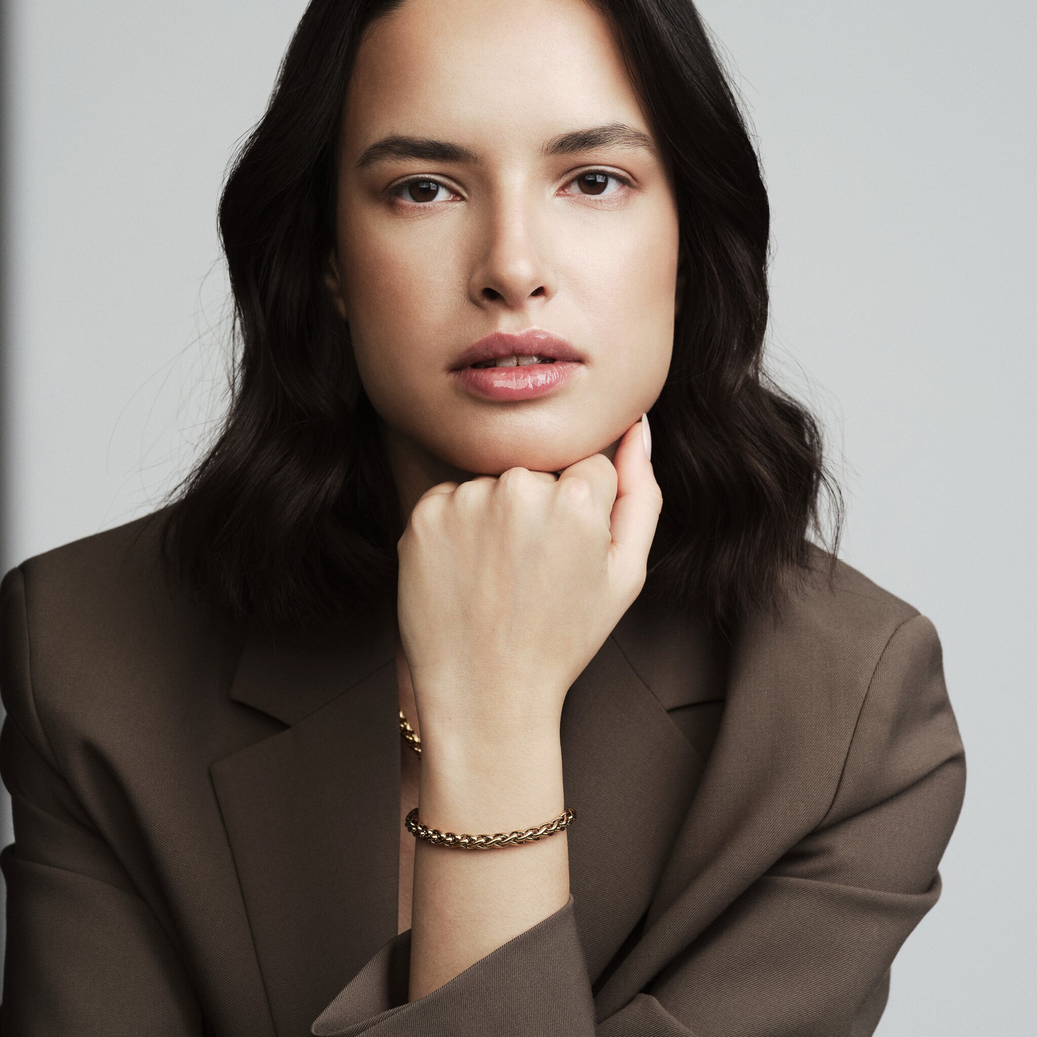 Rebel Chain Gold Medium Bracelet