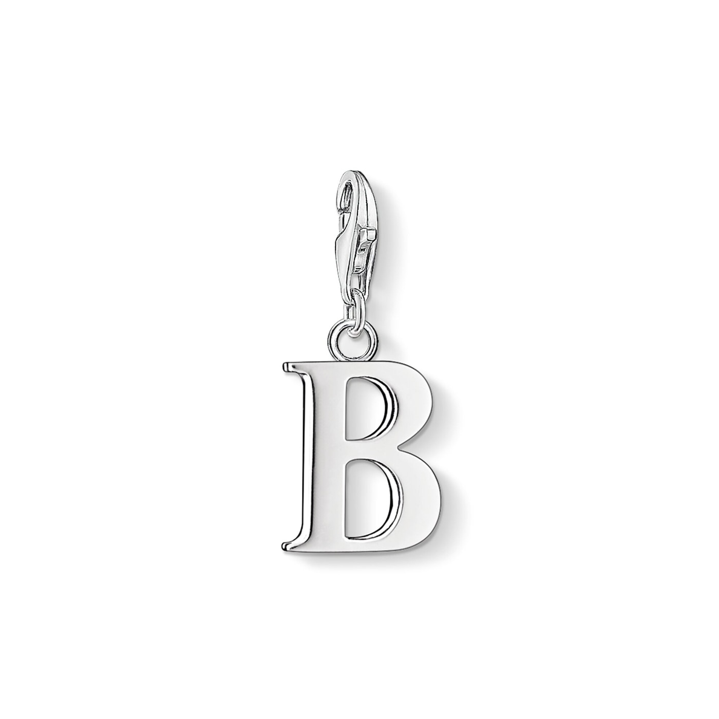 Charm pendant letter B