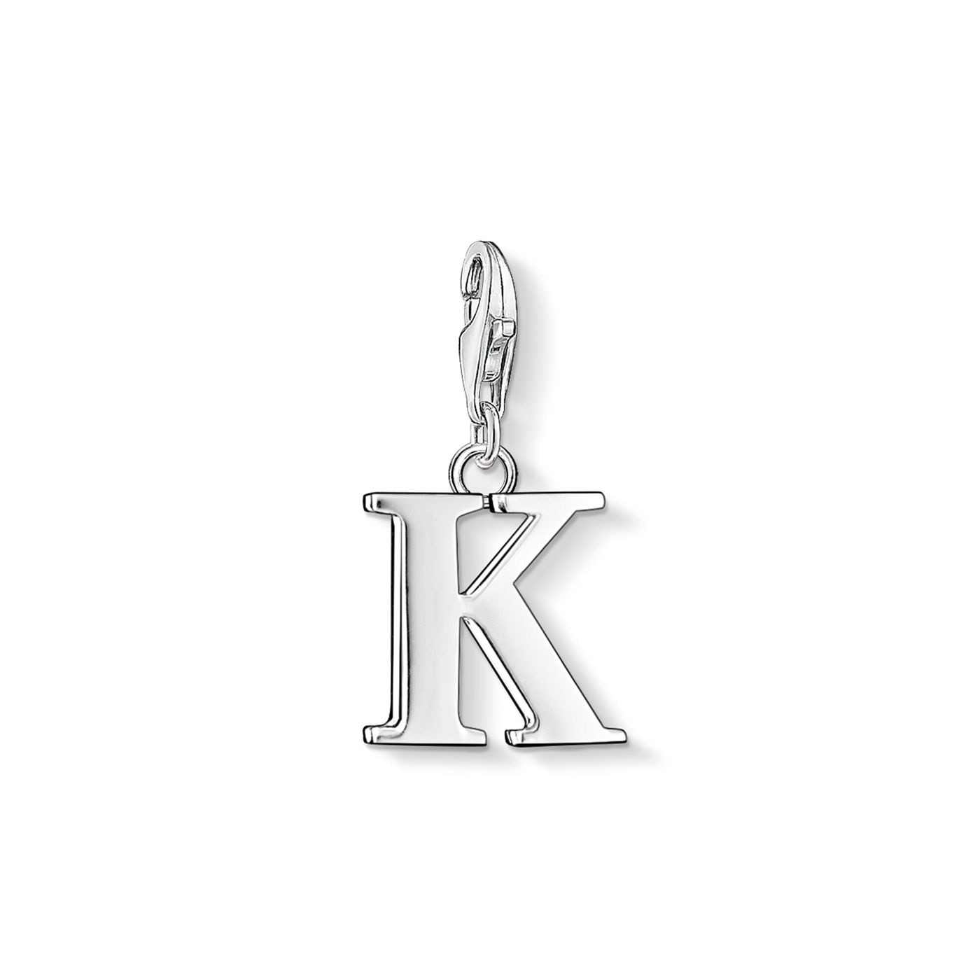 Charm-hängsmycke bokstaven K