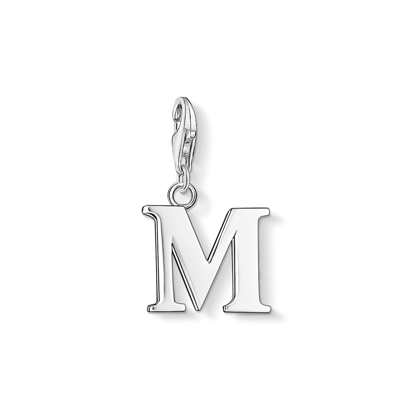 Charm-hängsmycke bokstaven M