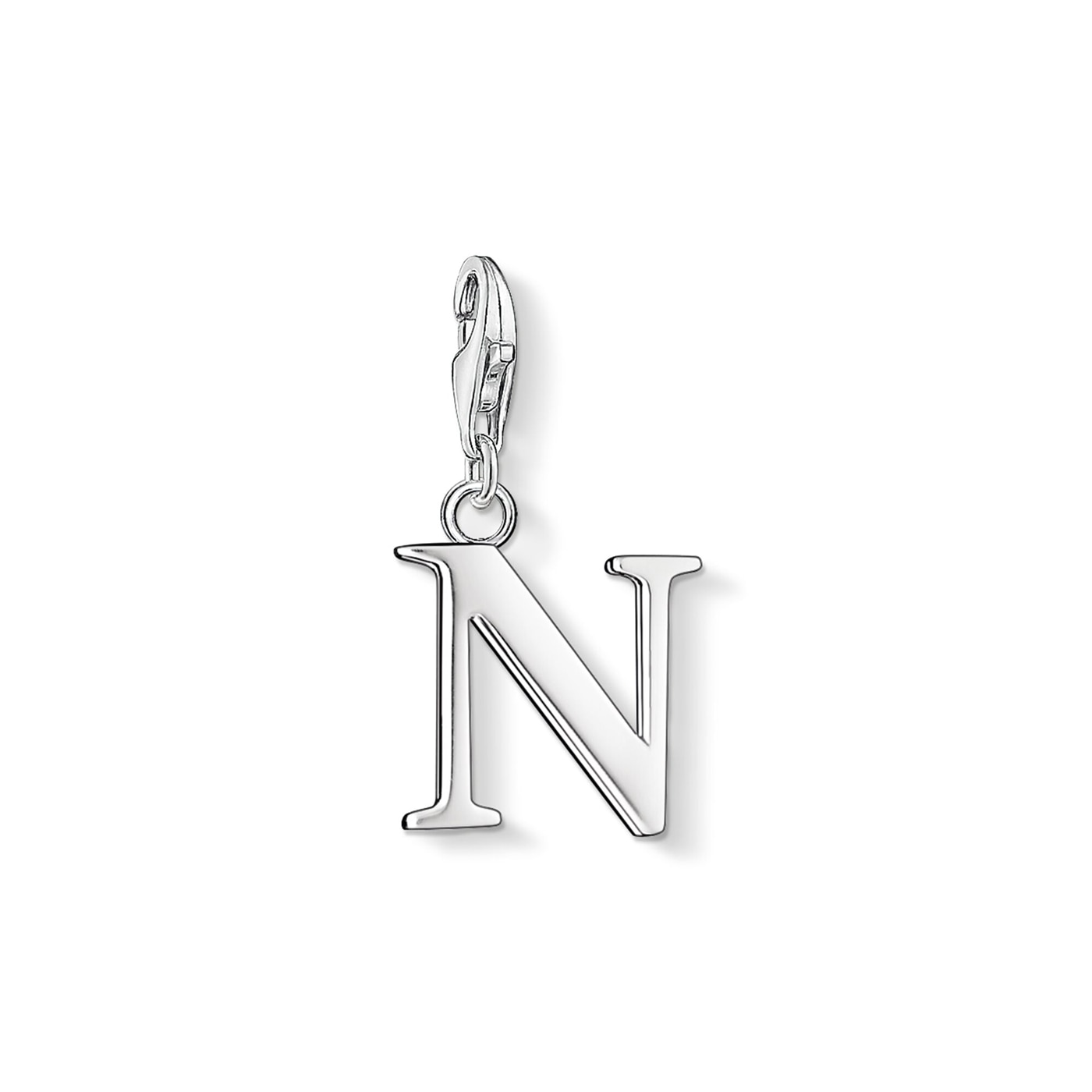 Charm-hängsmycke bokstaven N