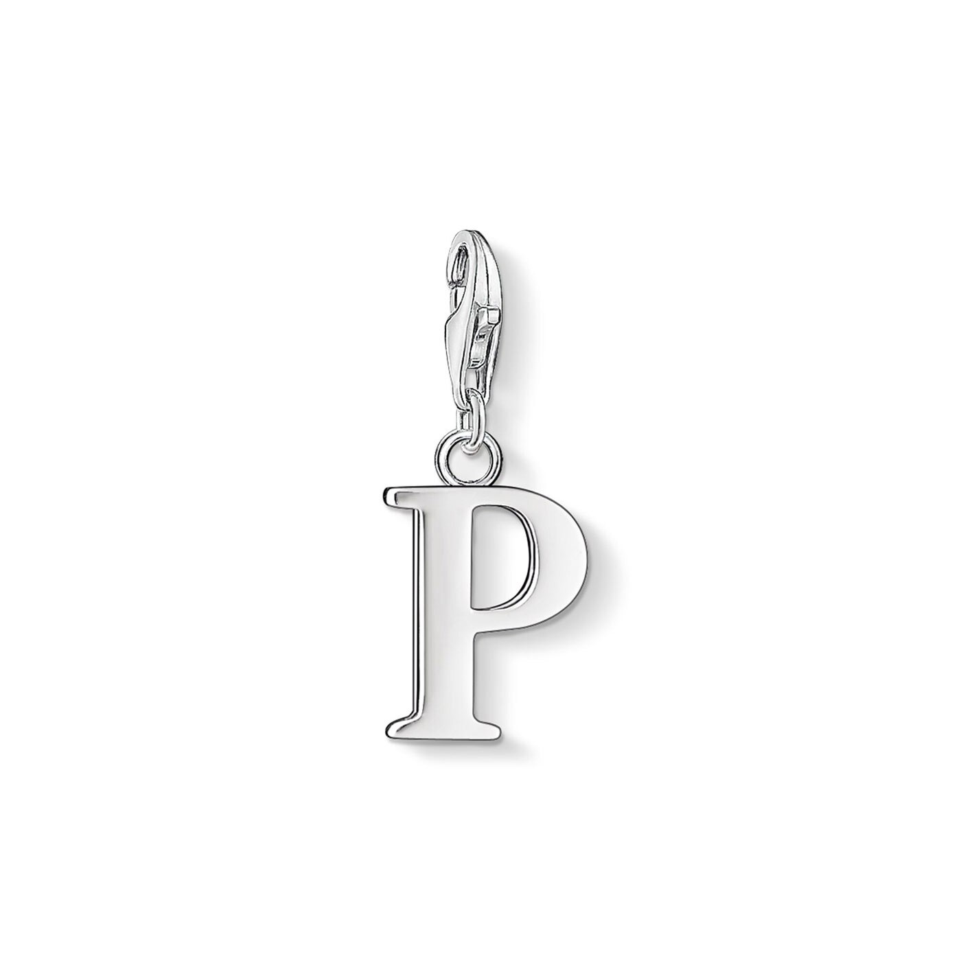 Charm pendant letter P