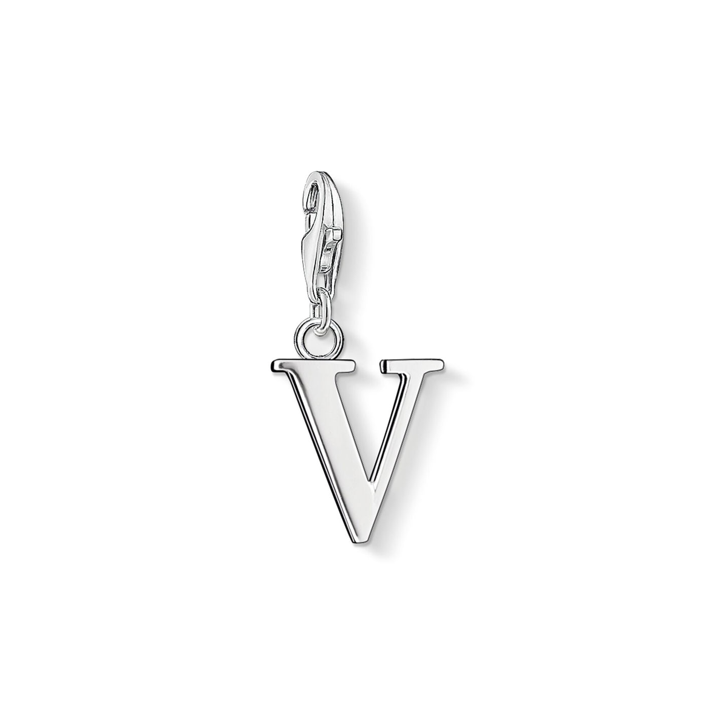 Charm-hängsmycke bokstaven V