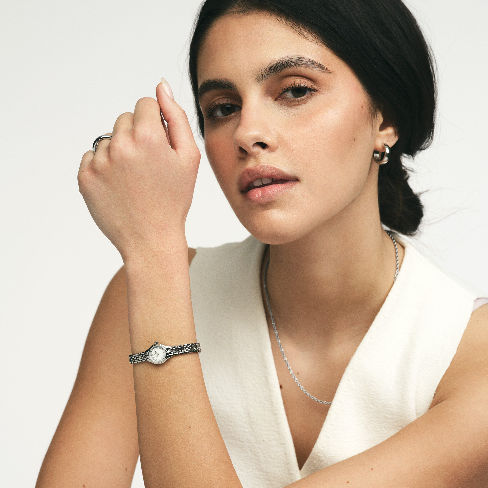 Heritage Petite Steel Watch