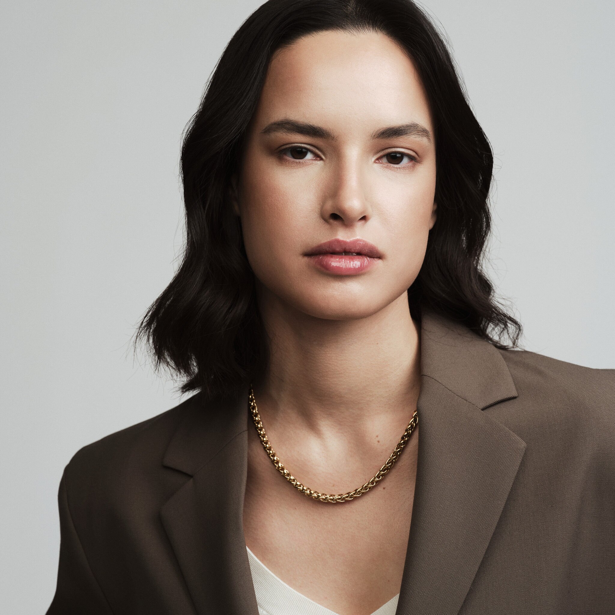 Rebel Chain Gold 400 mm Necklace