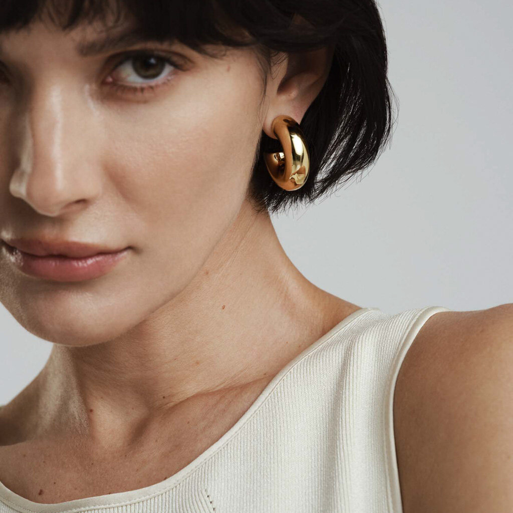Rude Bold Gold Earrings