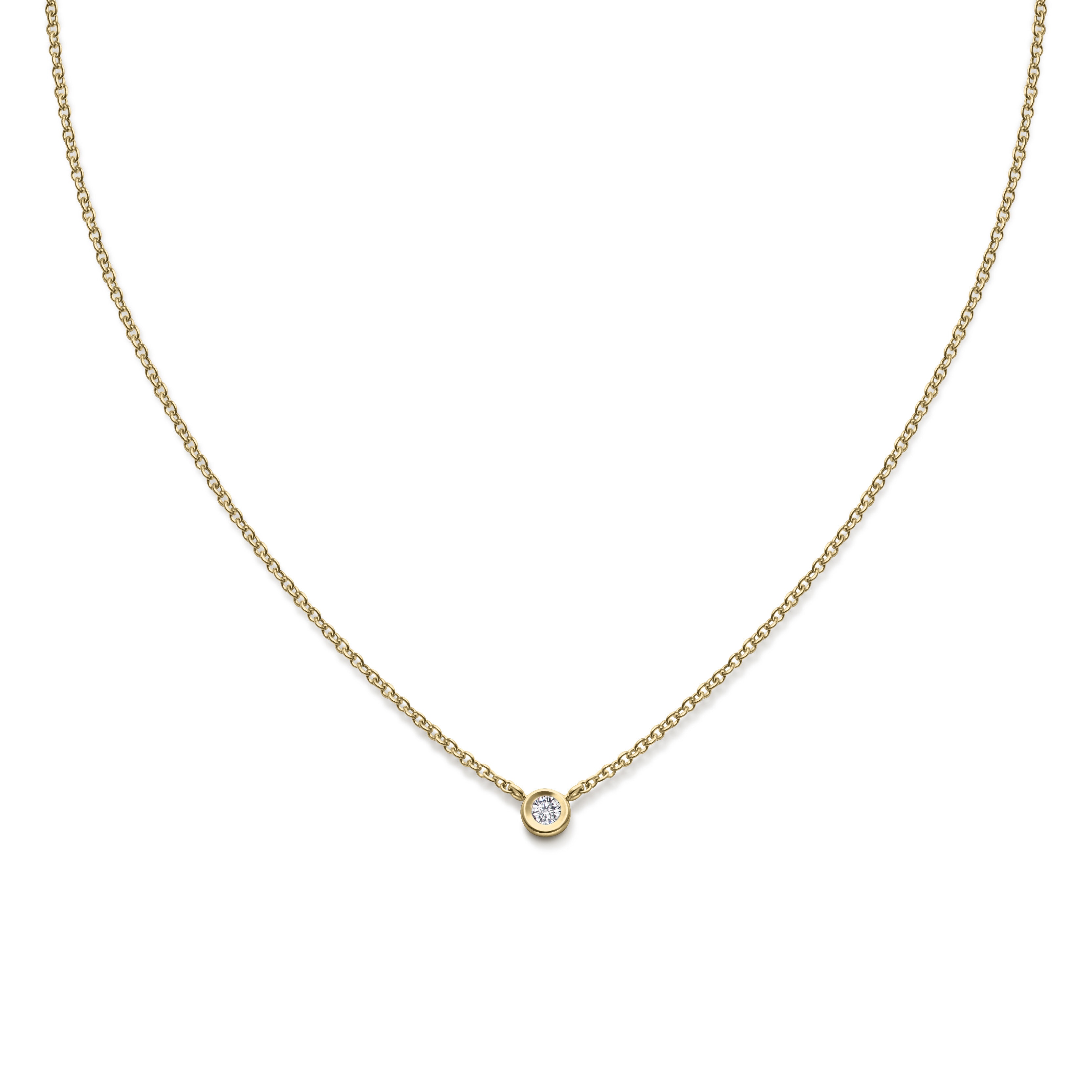 Halsband 18k 0,05ct