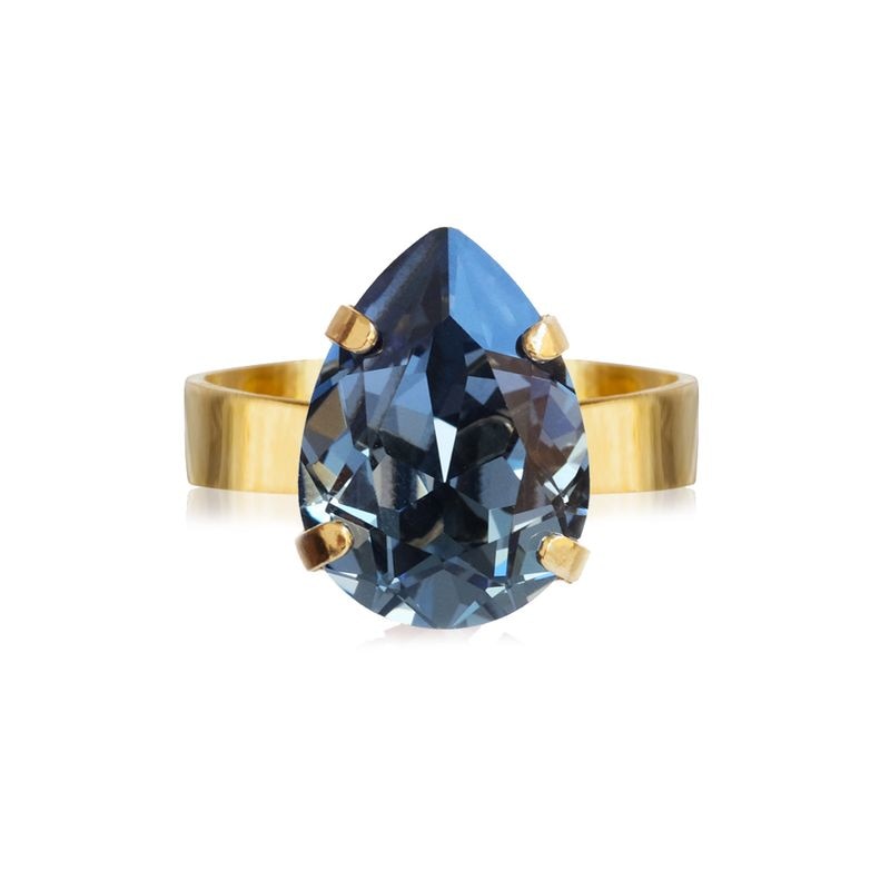 Mini Drop Ring / Demin Blue