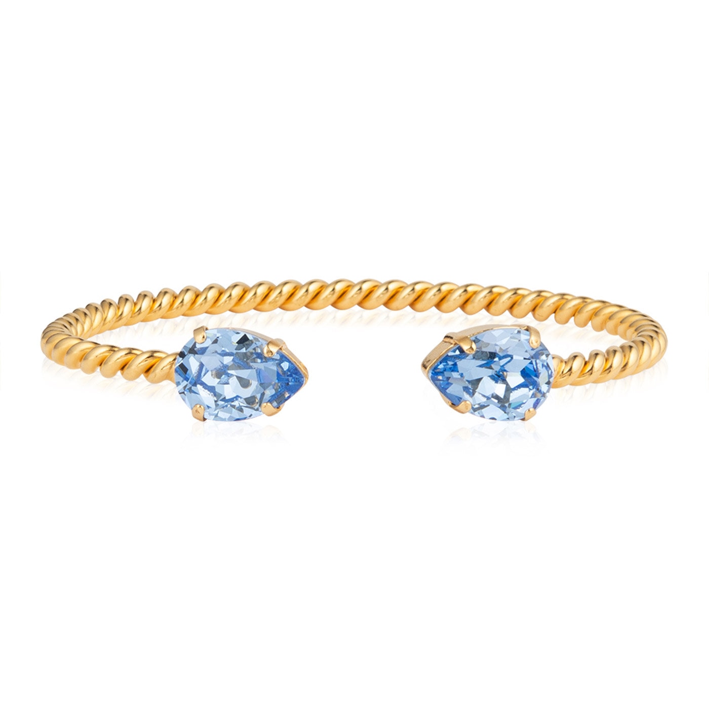Mini Drop Bracelet Gold / Light Sapphire