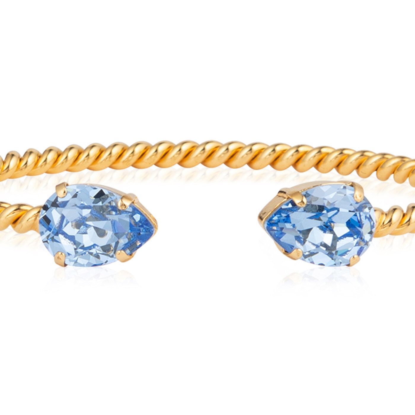 Mini Drop Bracelet Gold / Light Sapphire