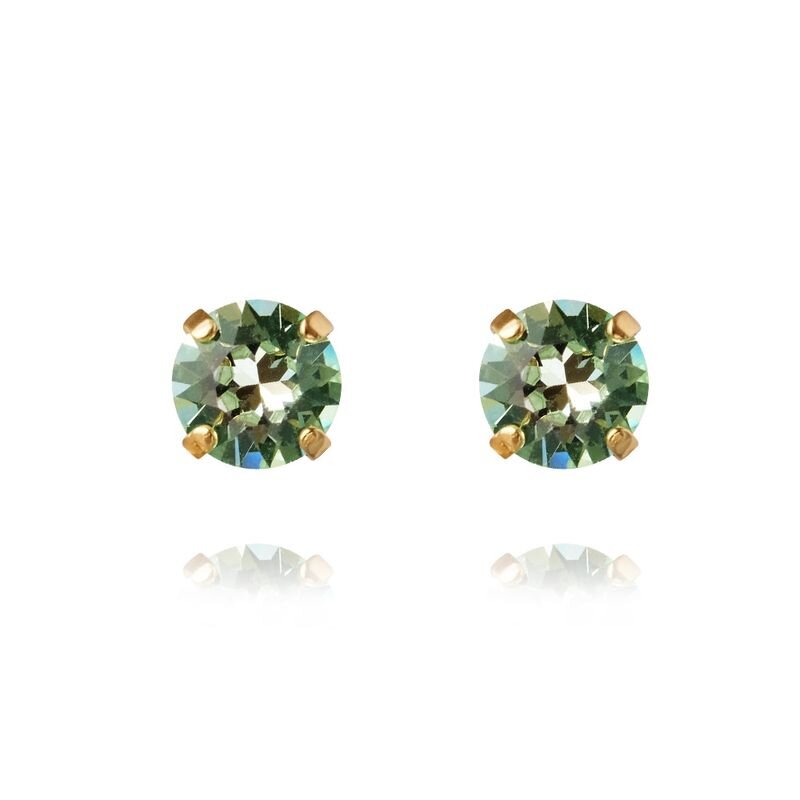 Classic Stud Earrings / Chrysolite