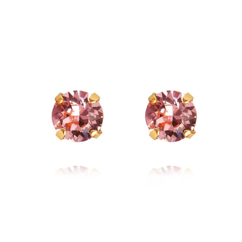 Classic Stud Earrings / Light Rose
