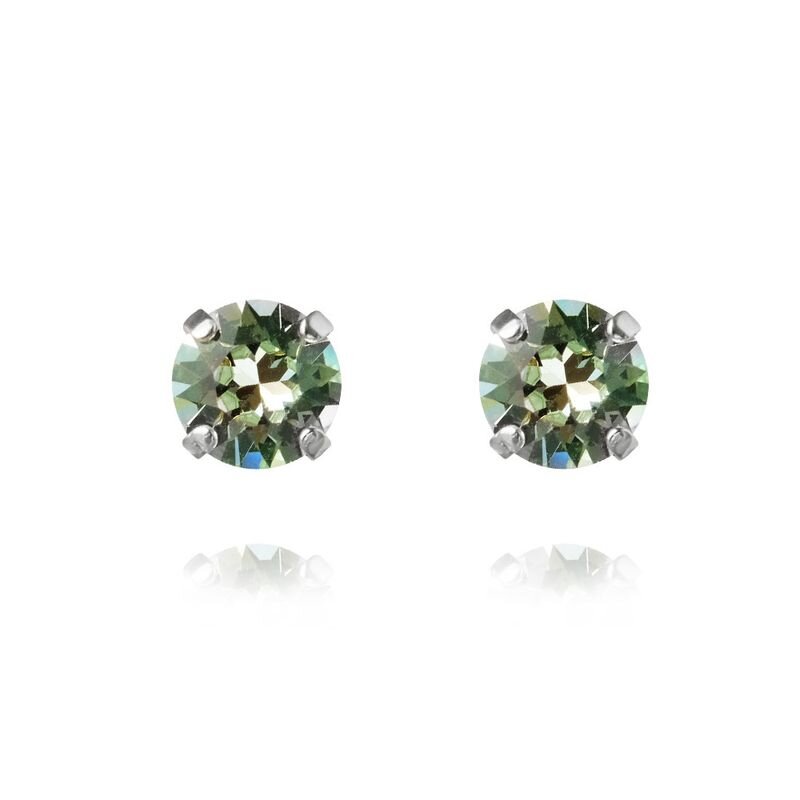 Classic Stud Earrings / Chrysolite