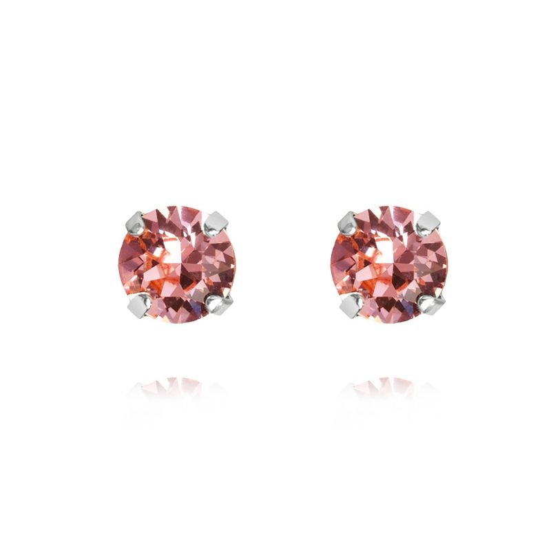 Classic Stud Earrings / Light Rose