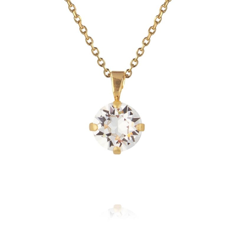 Classic Petite Necklace Gold / Crystal