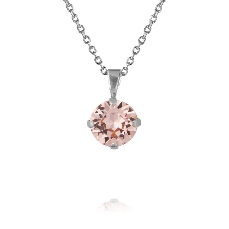 Classic Petite Necklace Rhodium / Vintage Rose