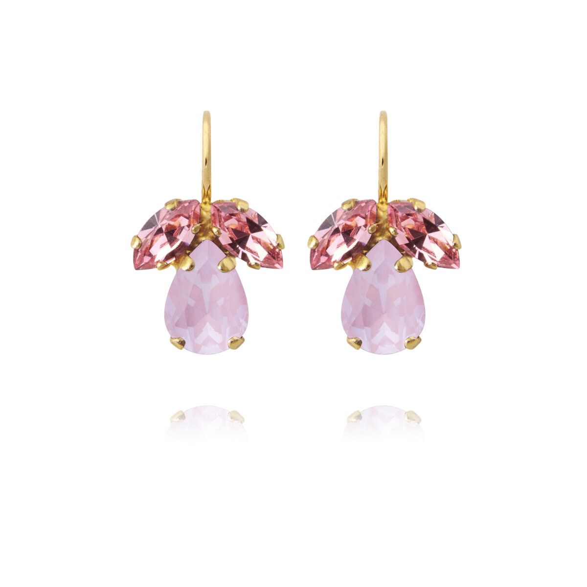 Timo Earrings Gold / Soft Pink Combo
