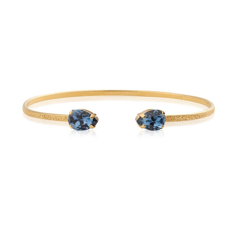 Petite Drop Bracelet / Denim Blue