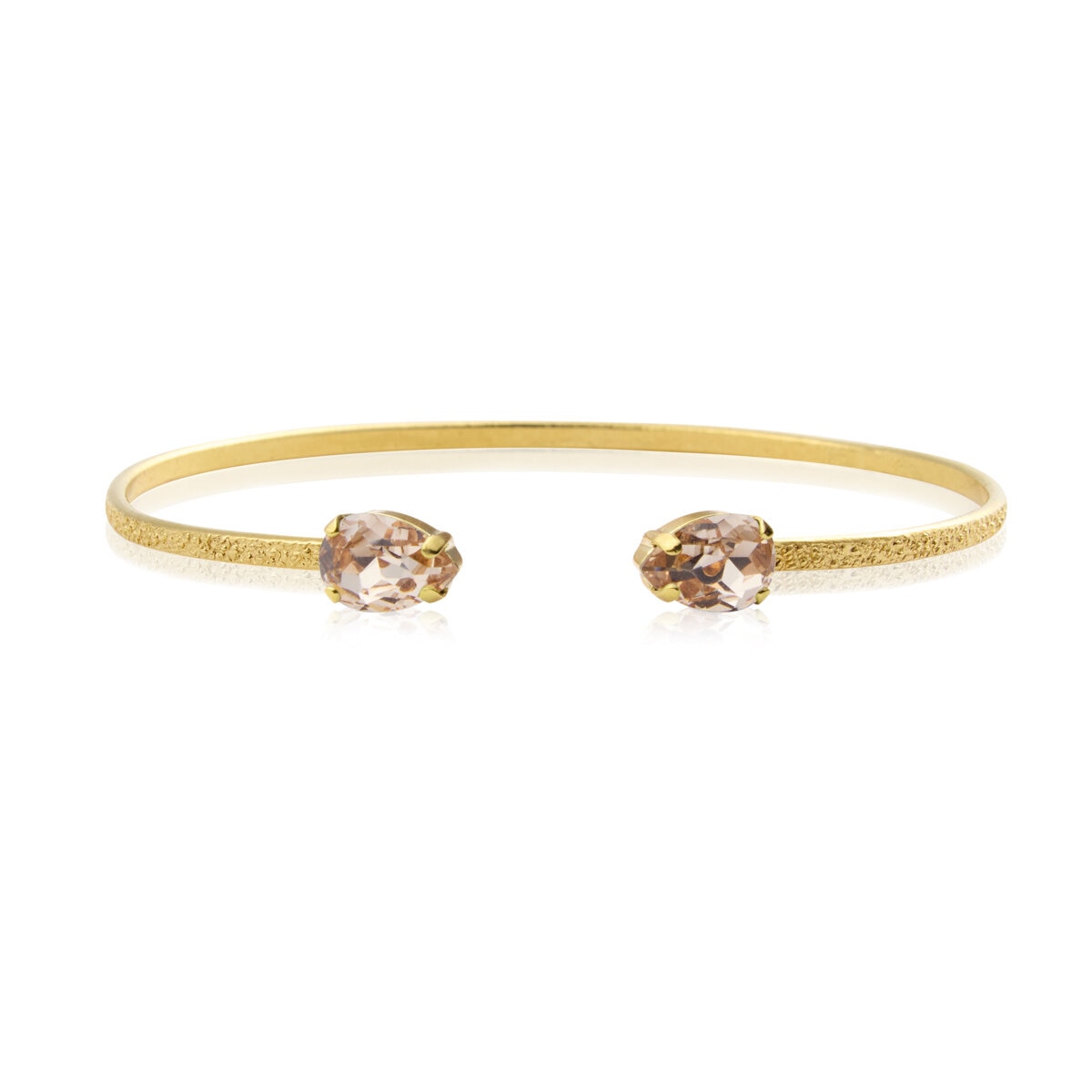 Petite Drop Bracelet Gold / Light Silk
