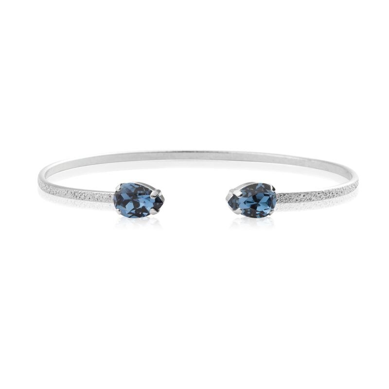 Petite Drop Bracelet / Denim Blue
