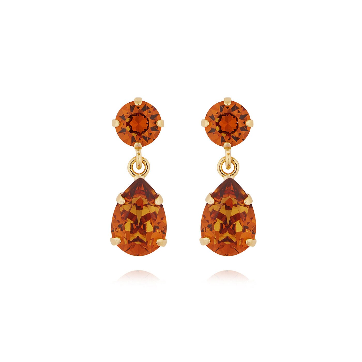 Mini Drop Earrings Gold