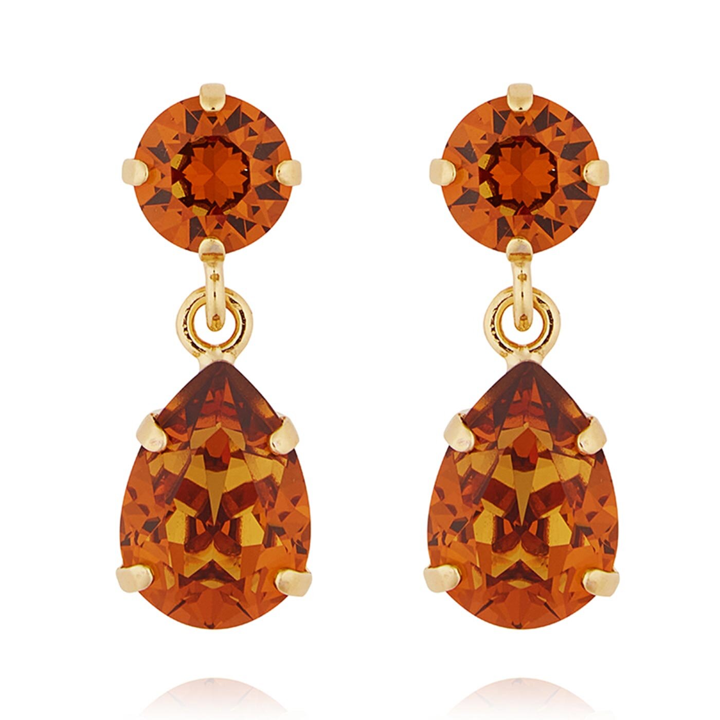 Mini Drop Earrings Gold