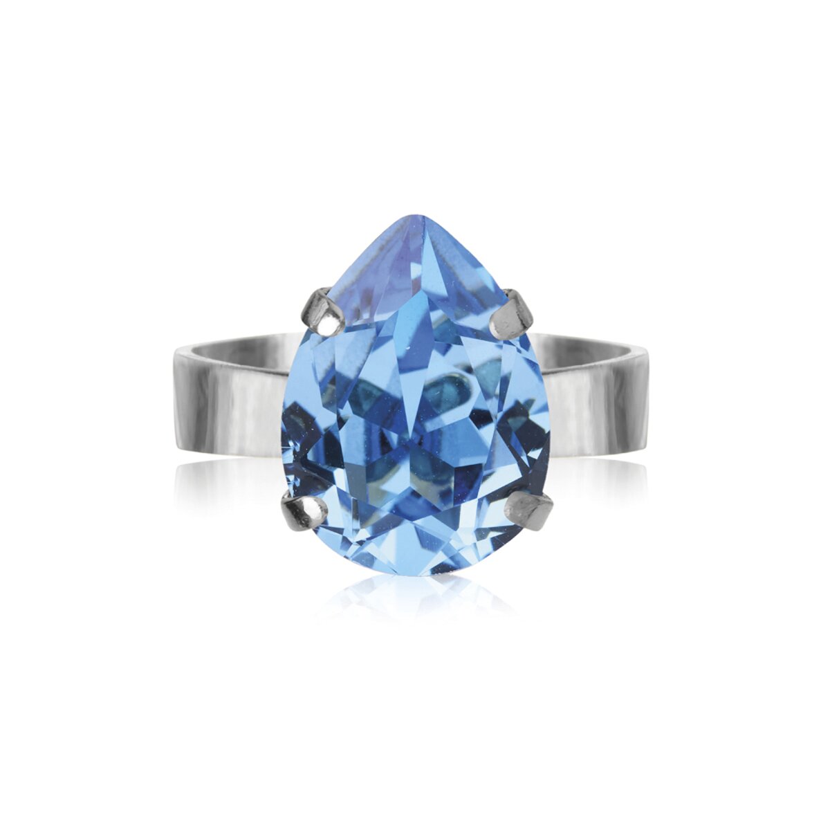 Mini Drop Ring / ReCreated™ Ice blue