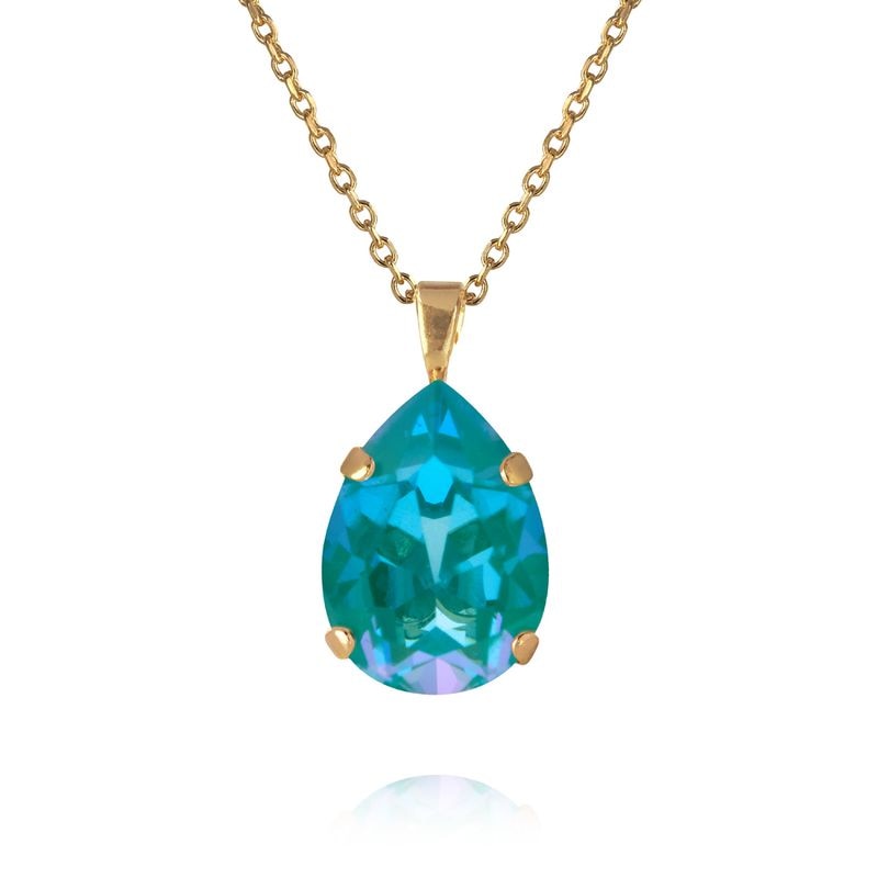Mini Drop Necklace Gold / Laguna Delite