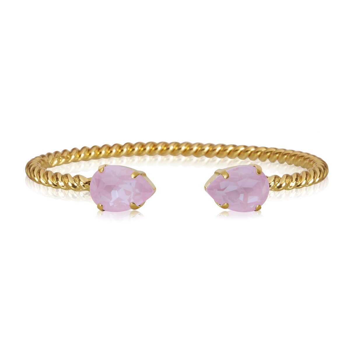 Mini Drop Bracelet Gold / Soft Pink