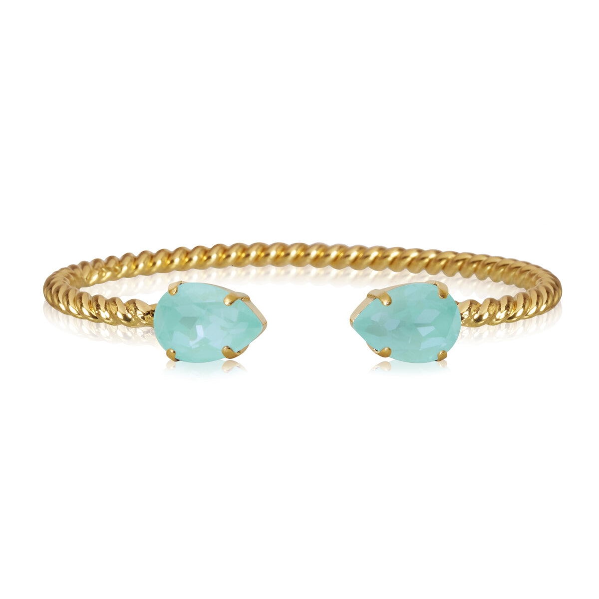 Mini Drop Bracelet Gold / Soft Mint