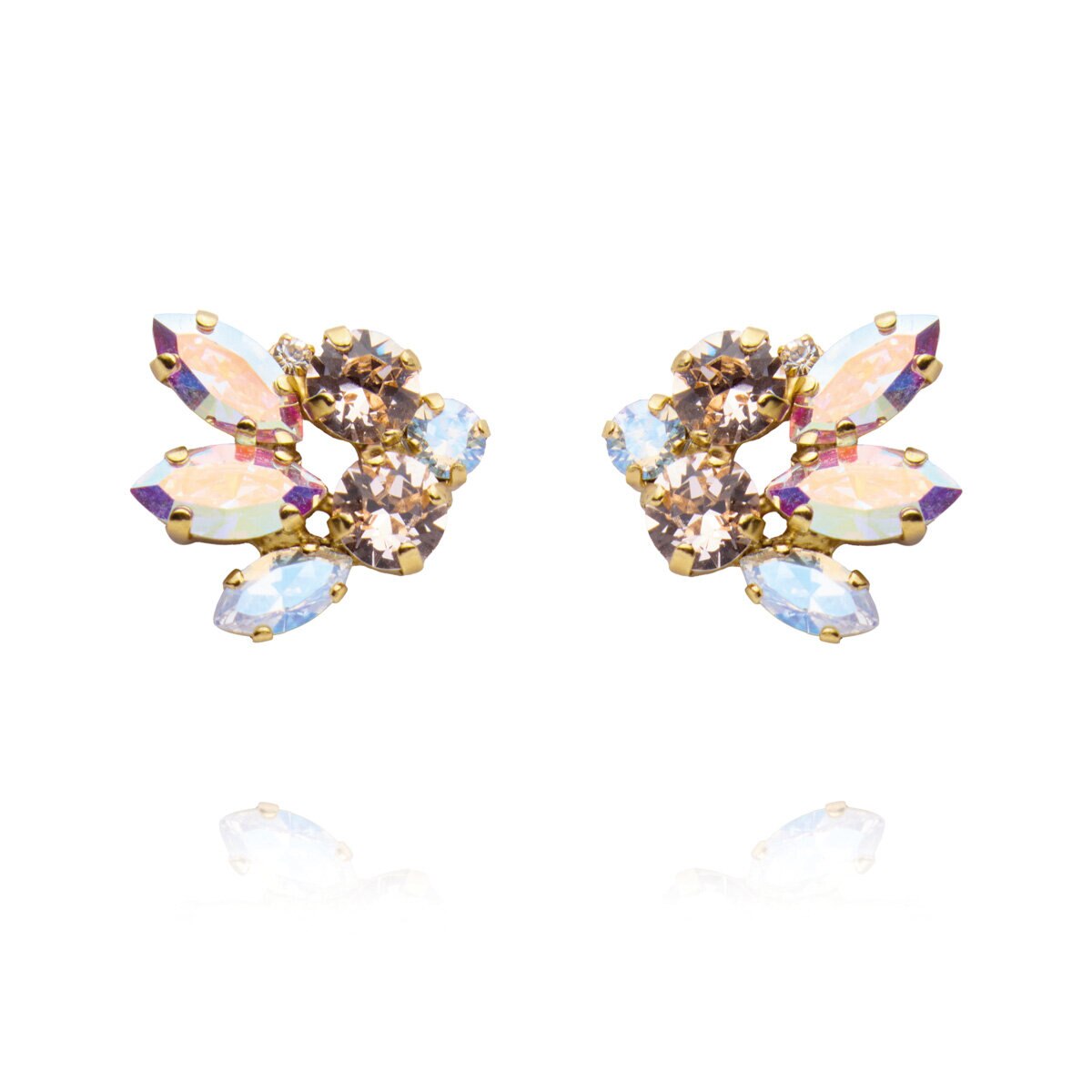 Cora Earcuffs Gold Aurore Boreale