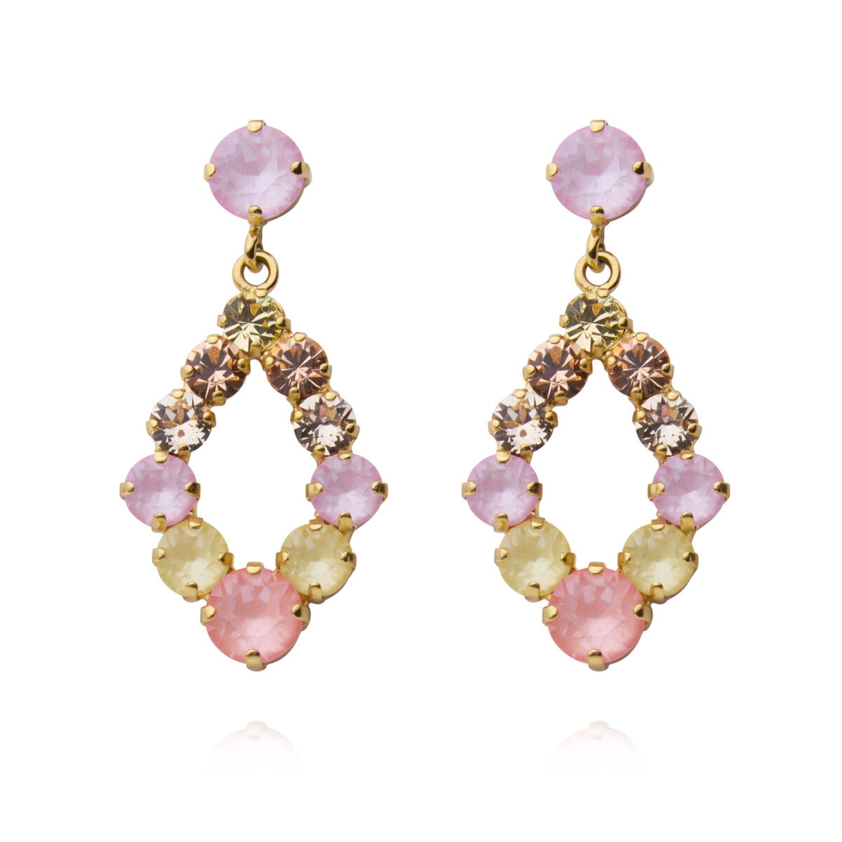 Mini Delia Earrings Gold Dreamscape Combo