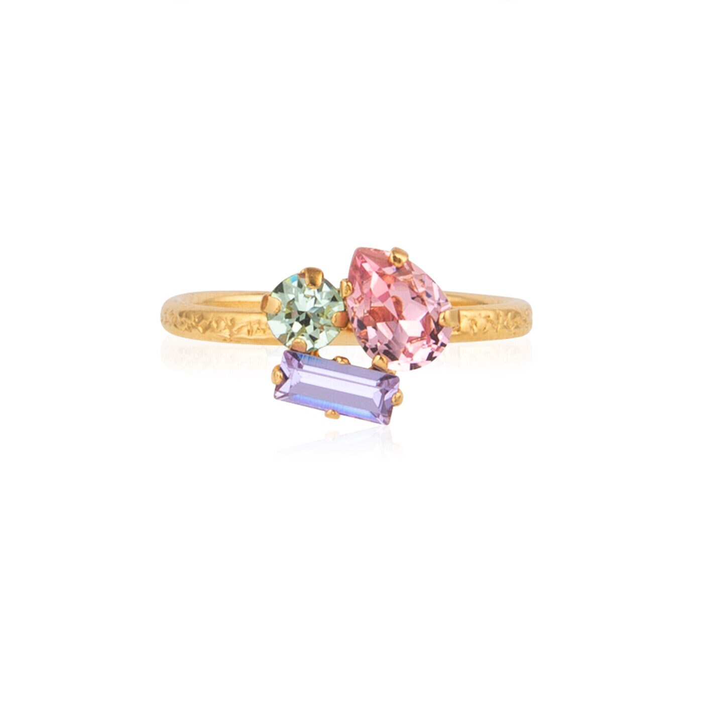 Isa Ring Gold / Pastel Combo