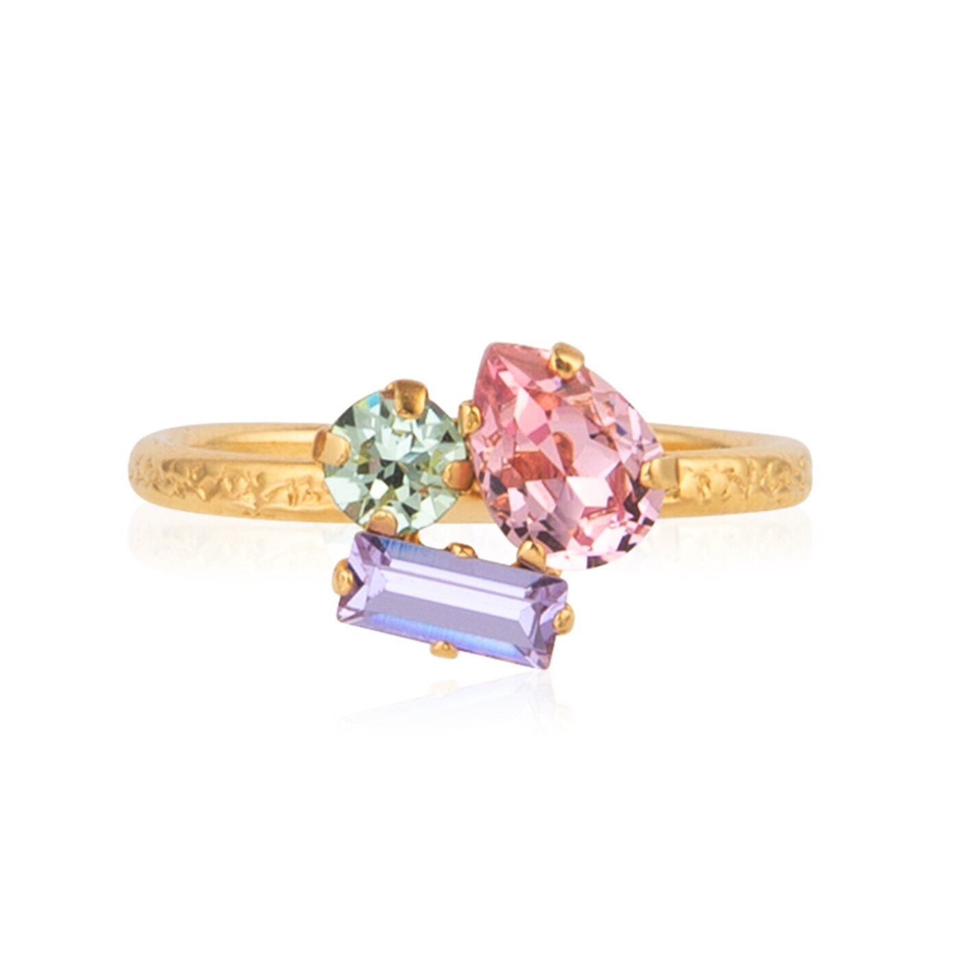 Isa Ring Gold / Pastel Combo