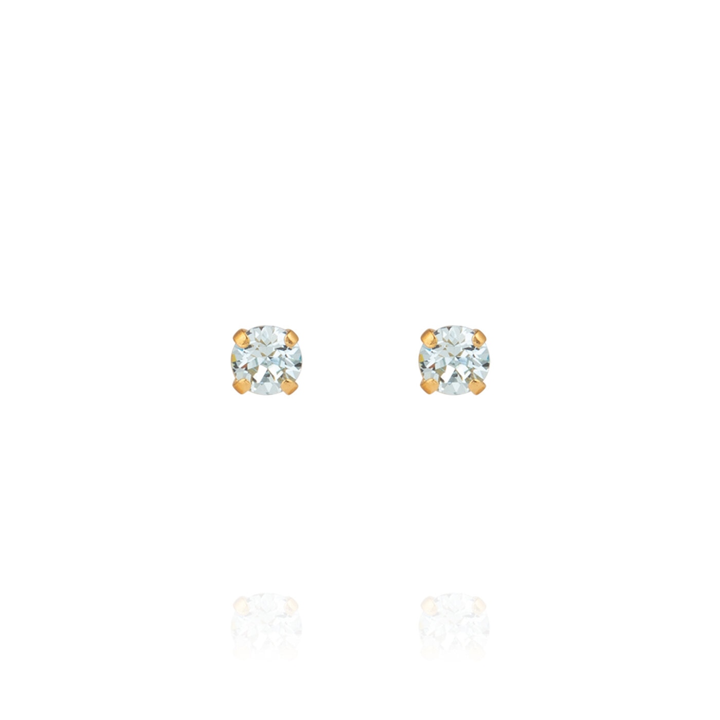 Mini Stud Earrings Gold / Light Azore