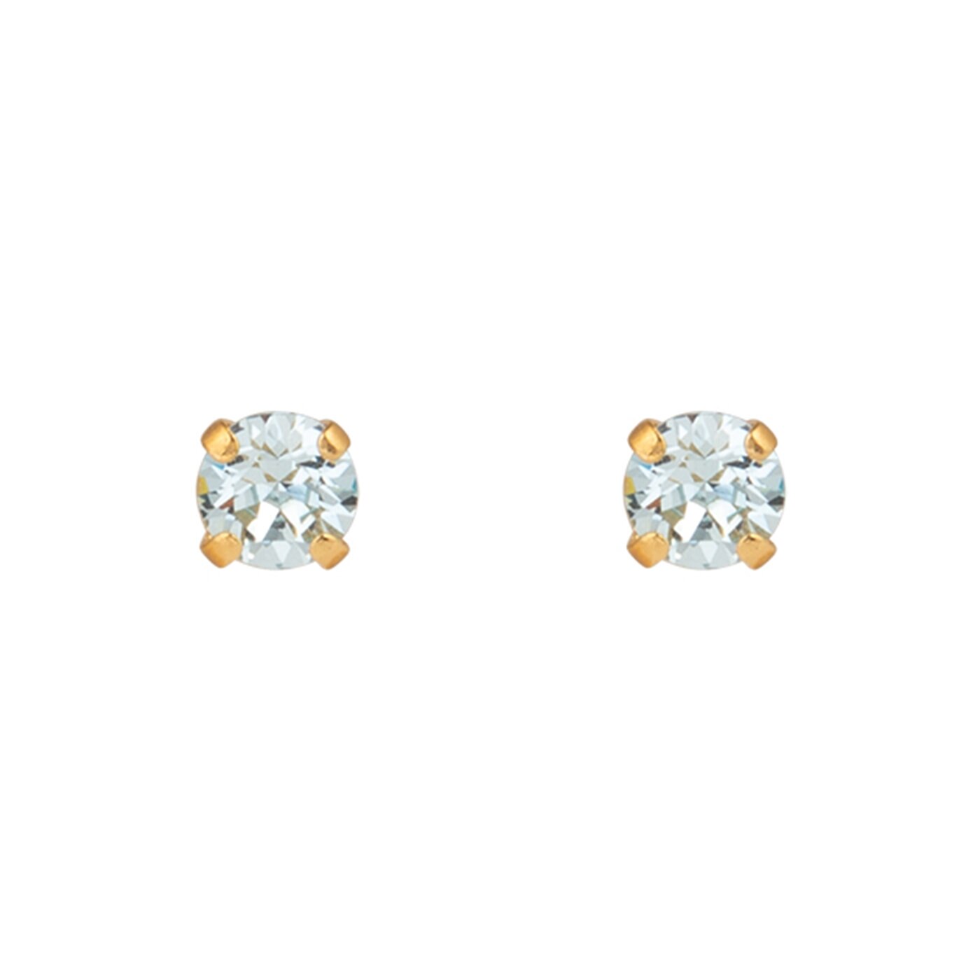 Mini Stud Earrings Gold / Light Azore