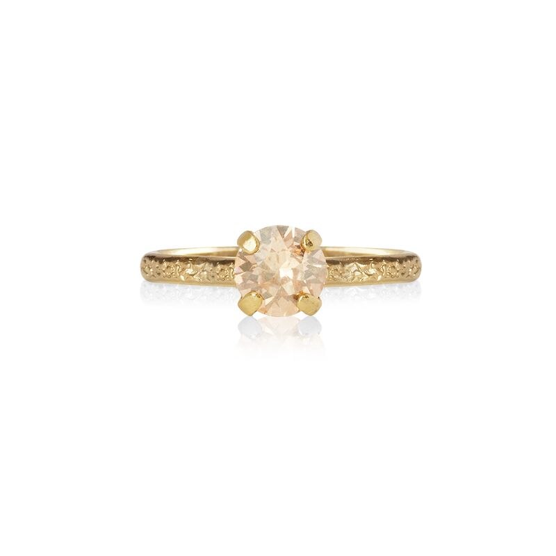 Natti Ring Gold Light Peach