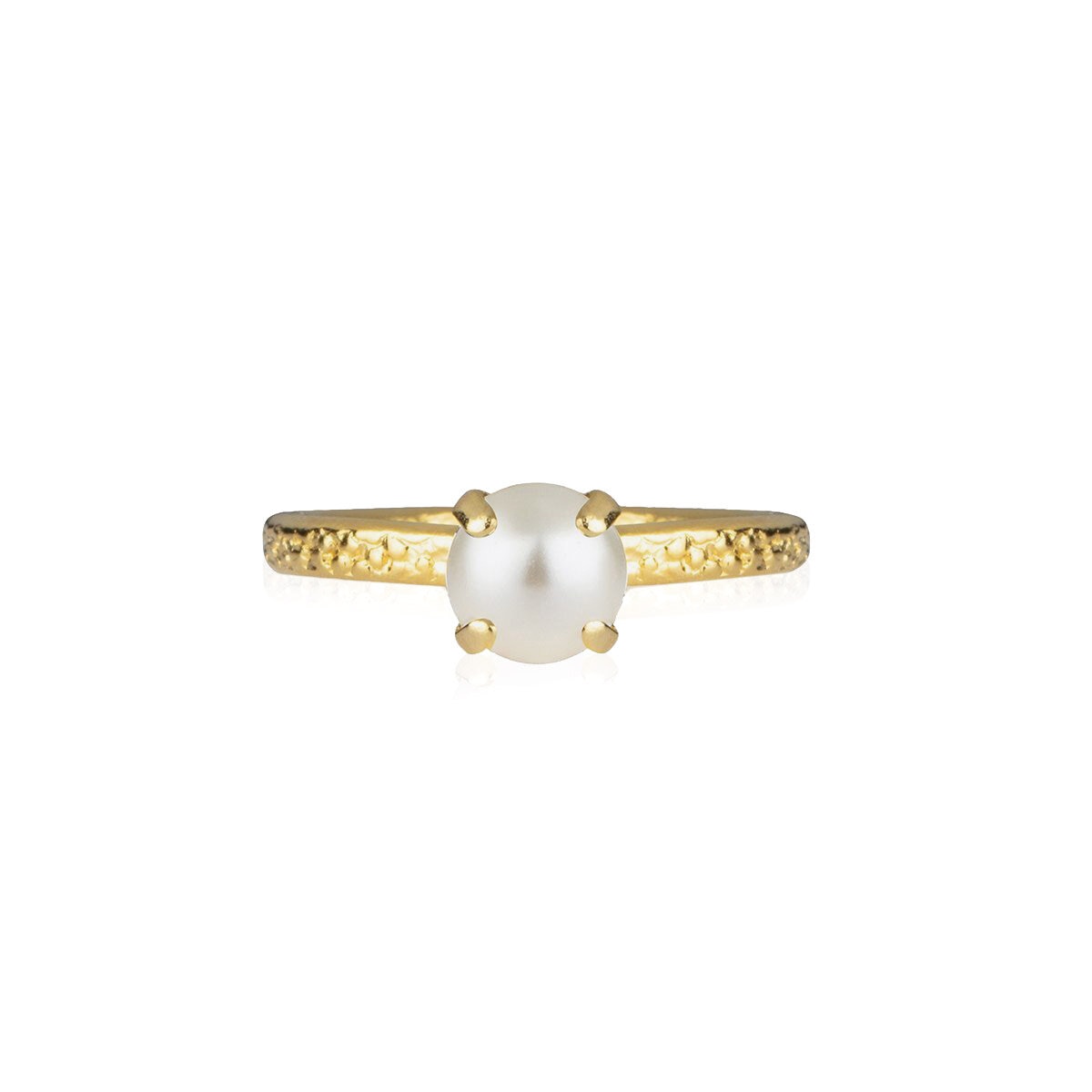 Natti Ring Gold Pearl