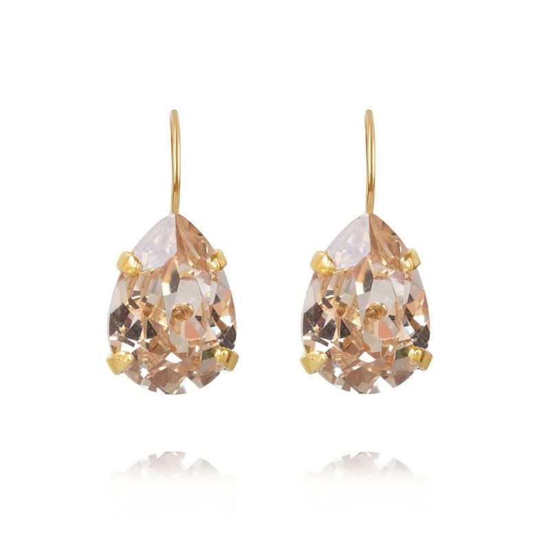 Mini Drop Clasp Earrings / Silk