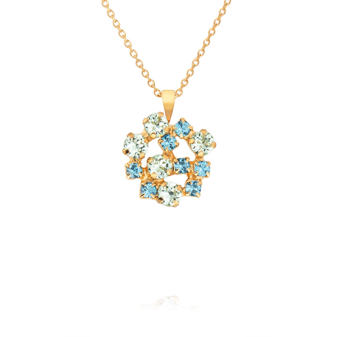 Kassandra Necklace Gold / Blue Combo