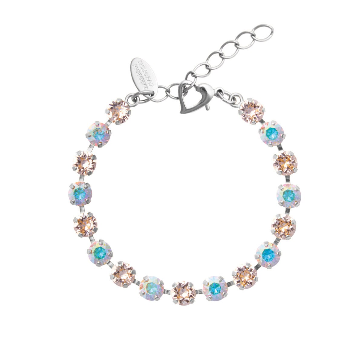 Nicola Bracelet Rhodium Aurore Boreale