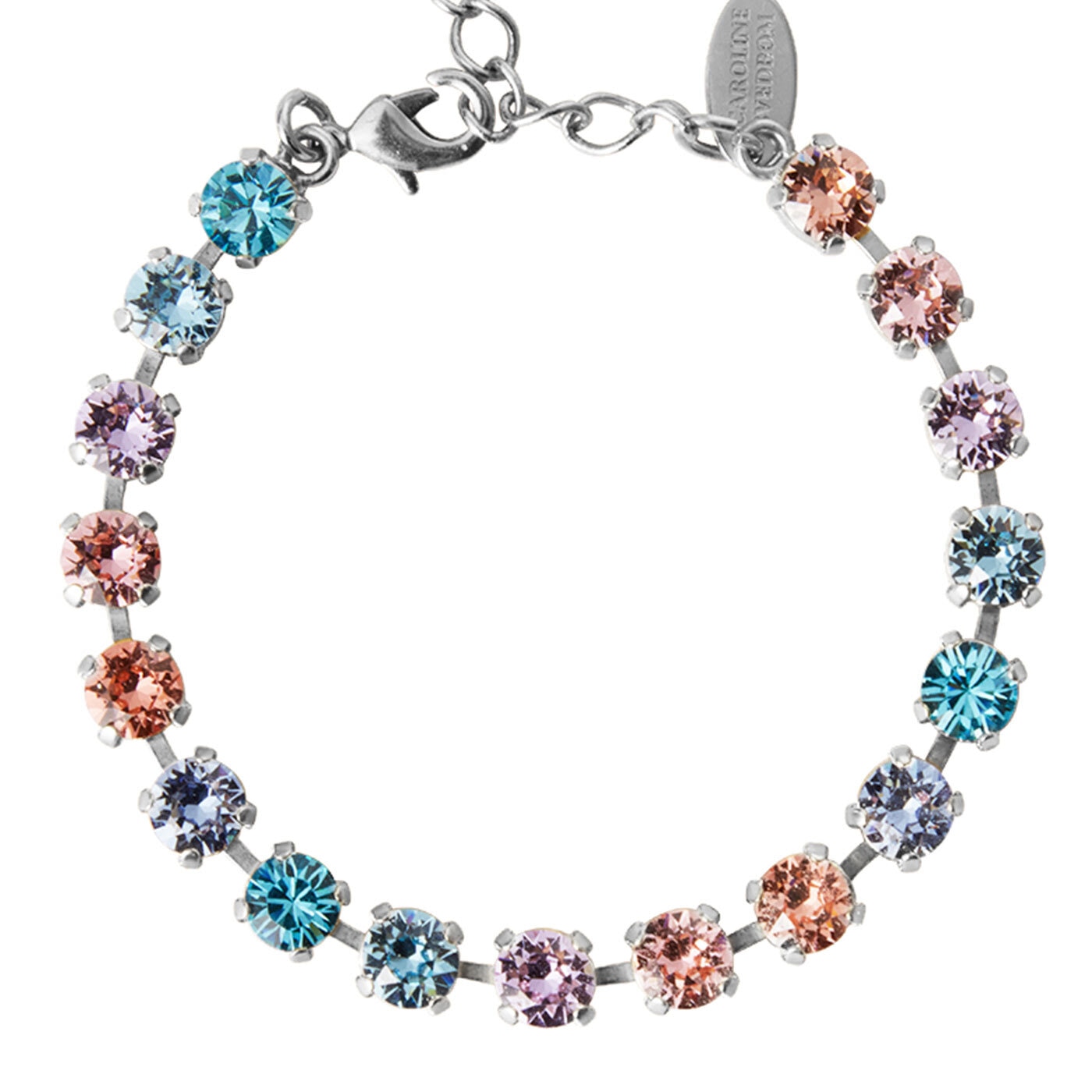 Nicola Bracelet Rhodium / Candy Combo
