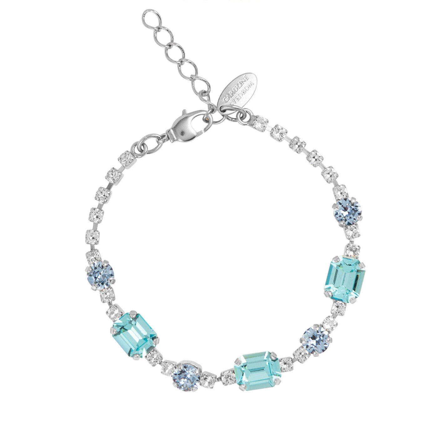 Corinna Bracelet Rhodium / Sea Breeze Combo