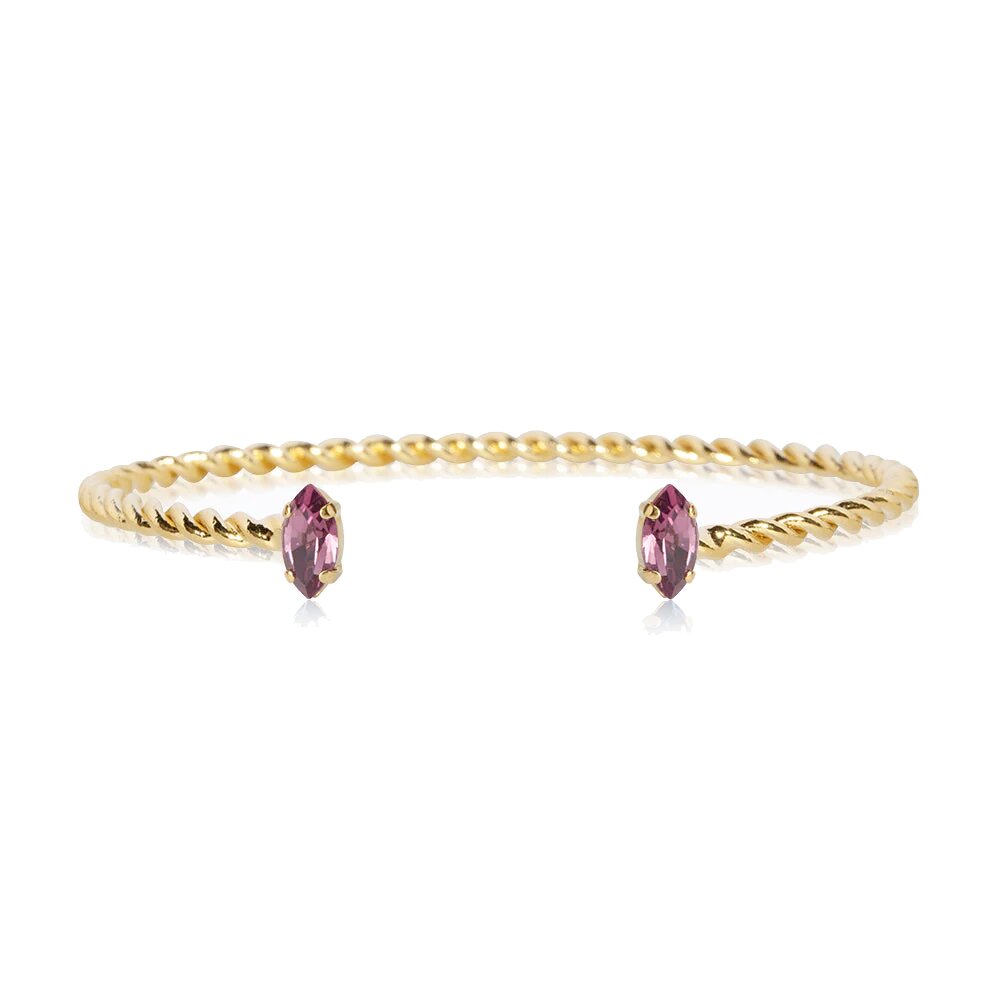 Petite Navette Bracelet Gold / Iris