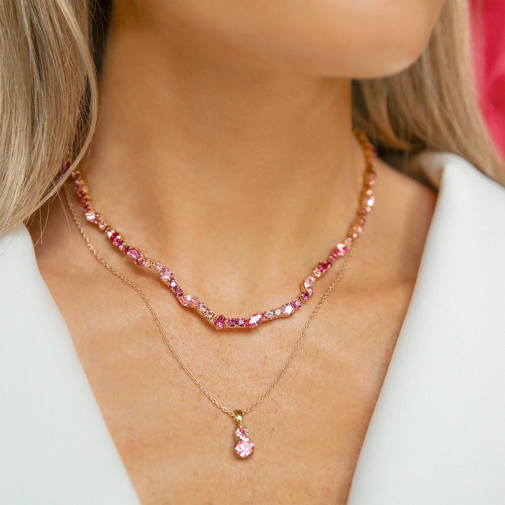 Antonia Necklace Gold / Rose Combo
