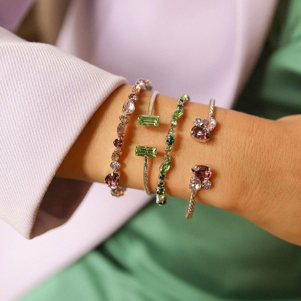 Antonia Bracelet Gold / Green Combo