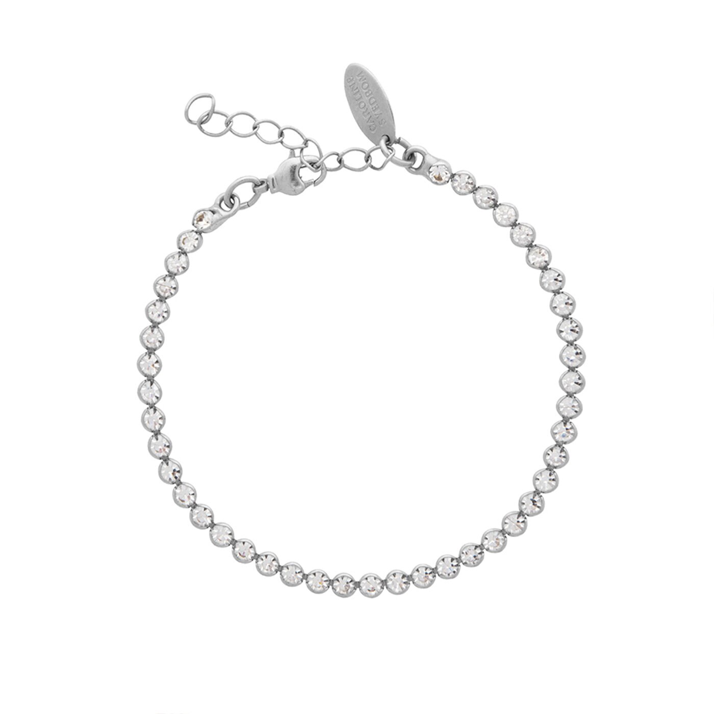 Siri Bracelet Rhodium Crystal