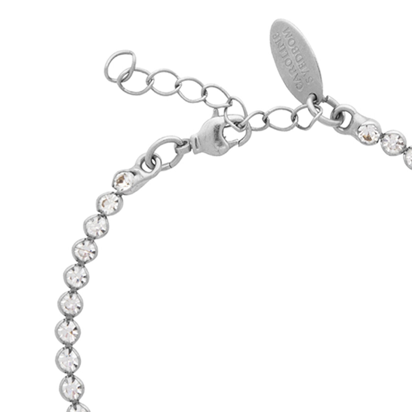 Siri Bracelet Rhodium Crystal